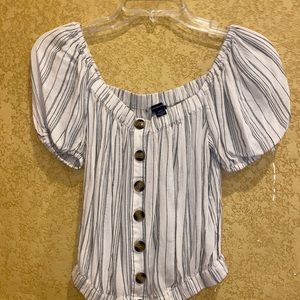 American Eagle off the shoulder crop top